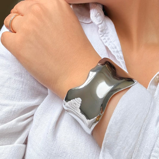 BRAZALETE MINIMALISTA RODIO